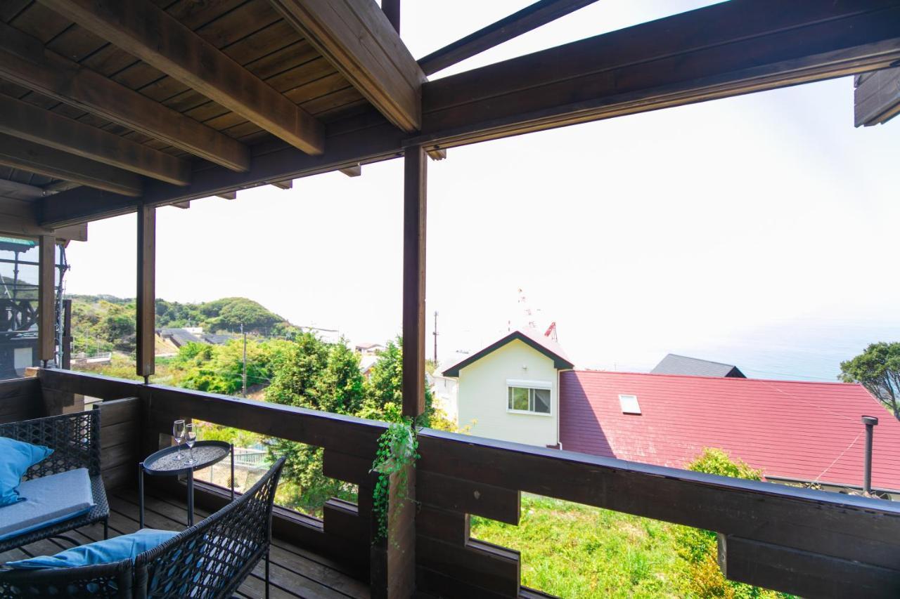 Awaji Seaside Log House In Goshiki 1 Villa Sumoto Bagian luar foto