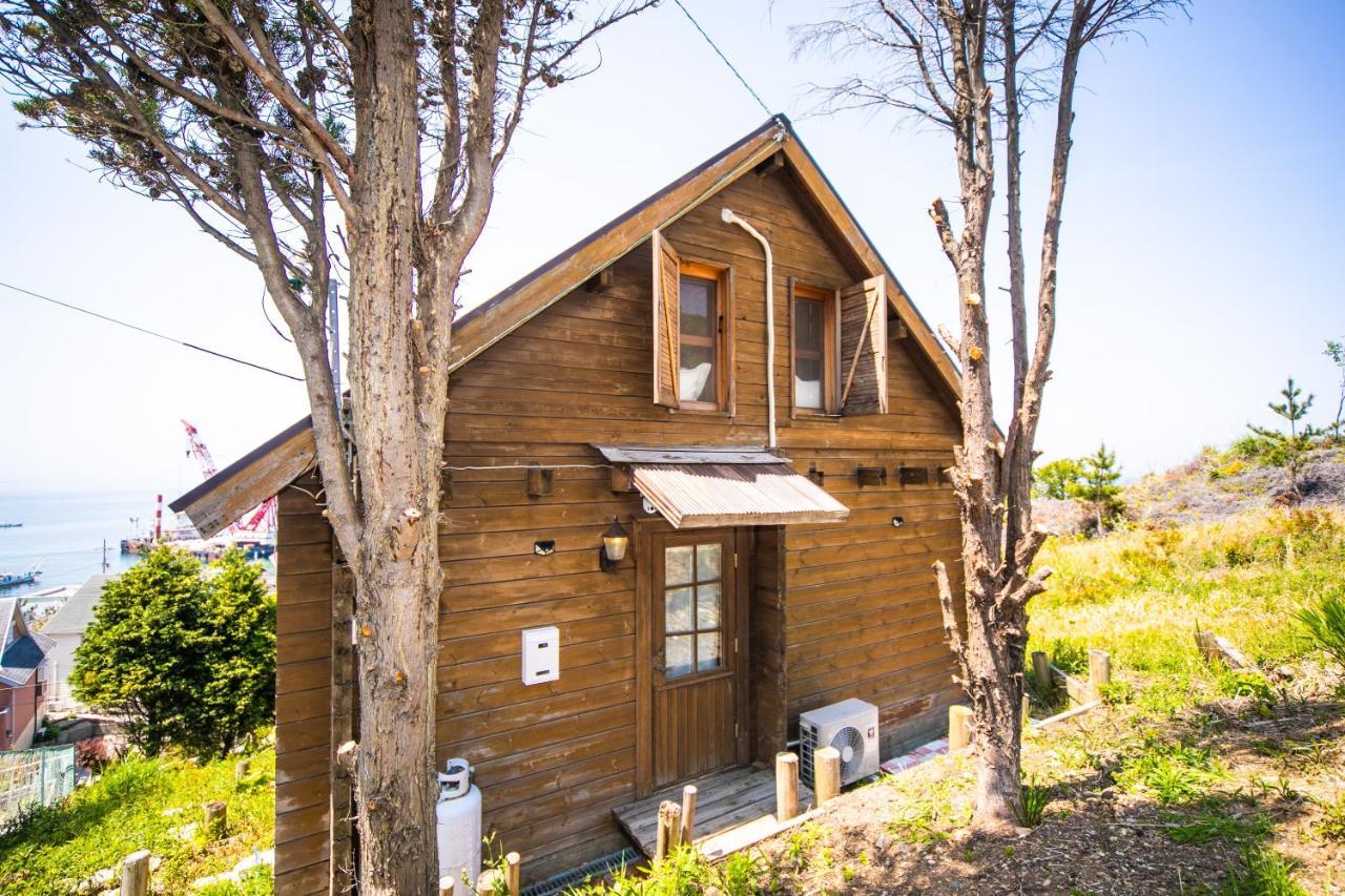 Awaji Seaside Log House In Goshiki 1 Villa Sumoto Bagian luar foto